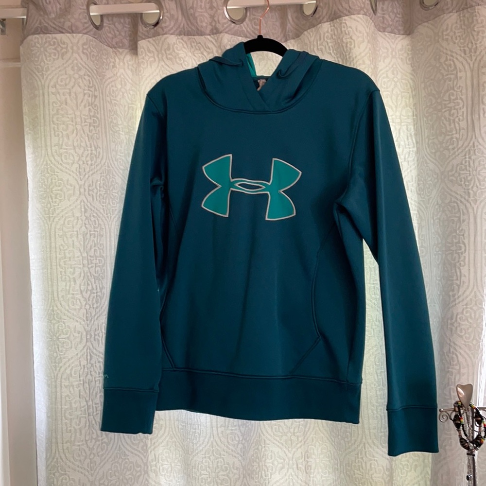Blue under armour storm hoodie